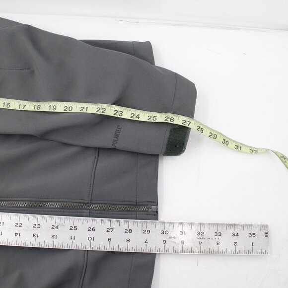PATAGONIA jacket Men's XL softshell windbreaker full zip gray pockets - Picture 12 of 16